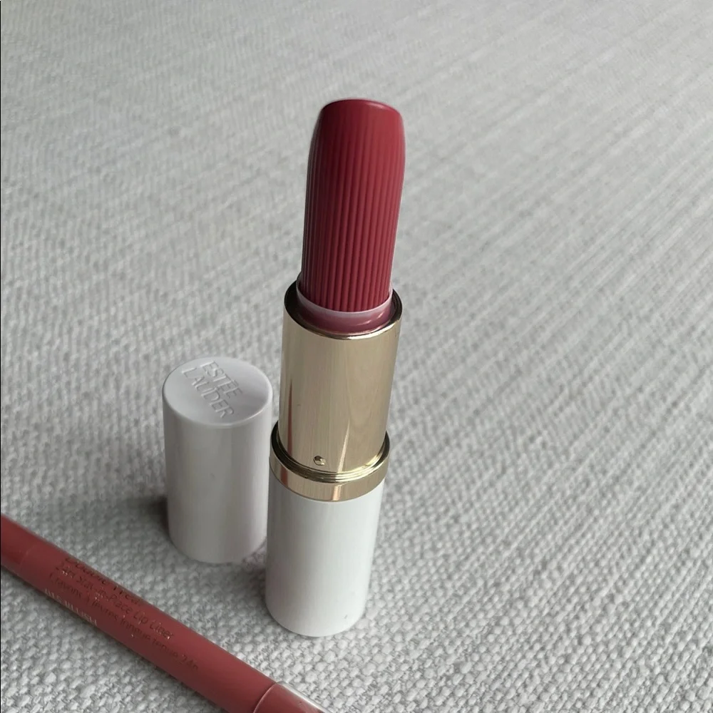 Estée Lauder pure color lipstick crème and lip liner bundle